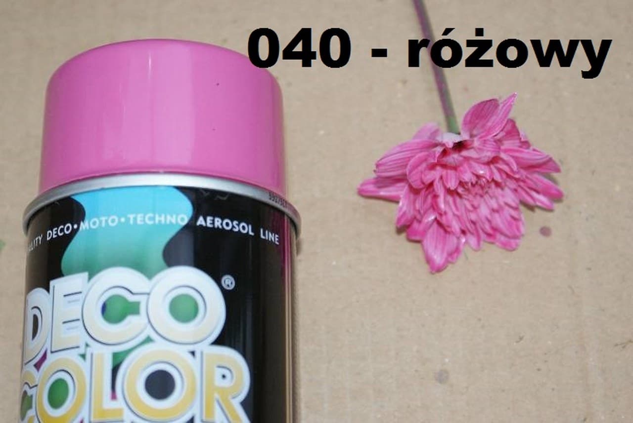 Szybkoschnąca farba w sprayu, 400ml, różowa