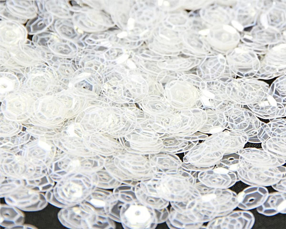 Cekiny 6mm/15gram przeźroczysty
