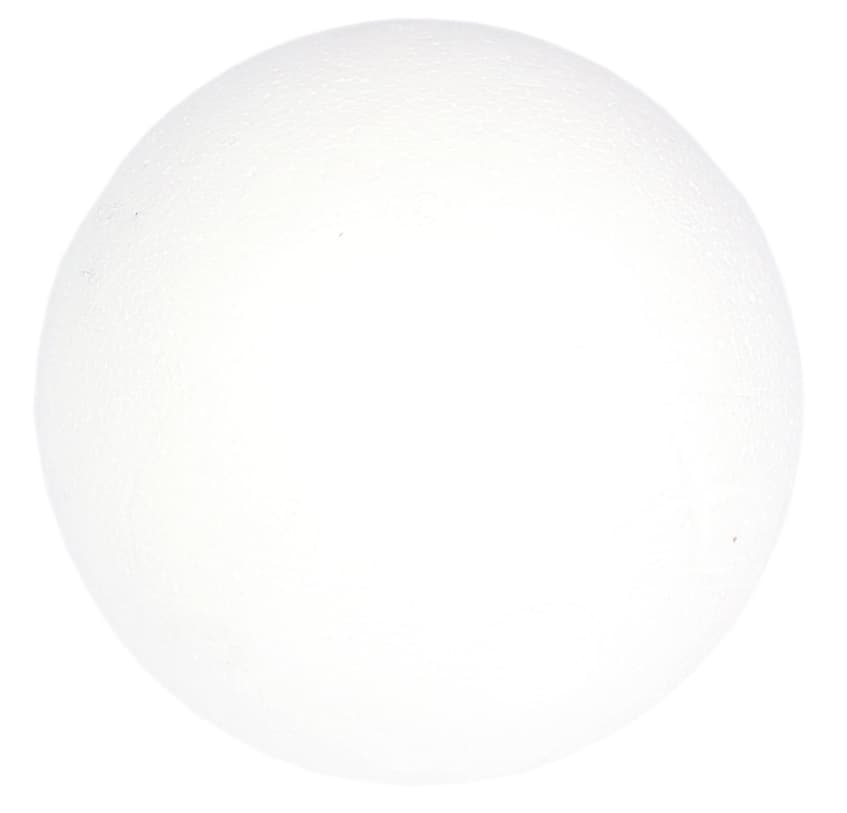 Pełna kula styropianowa, śr. 18cm