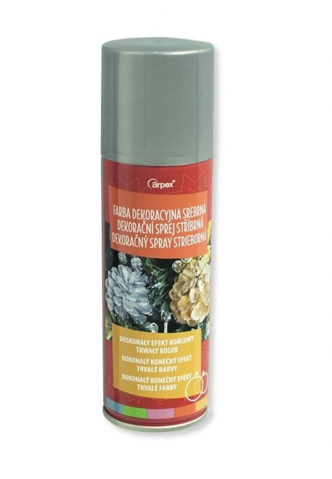 Farba w sprayu, poj. 125ml , srebrna