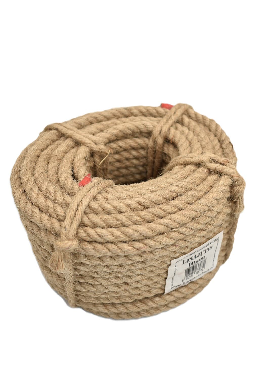 Lina jutowa skręcana naturalna śr. 10mm/20mb