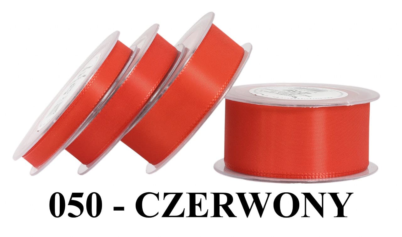Wstążka z tafty, 38mm/22mb, czerwona