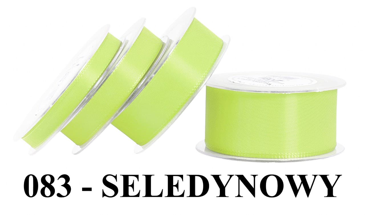 Wstążka z tafty, 38mm/22mb, seledynowa