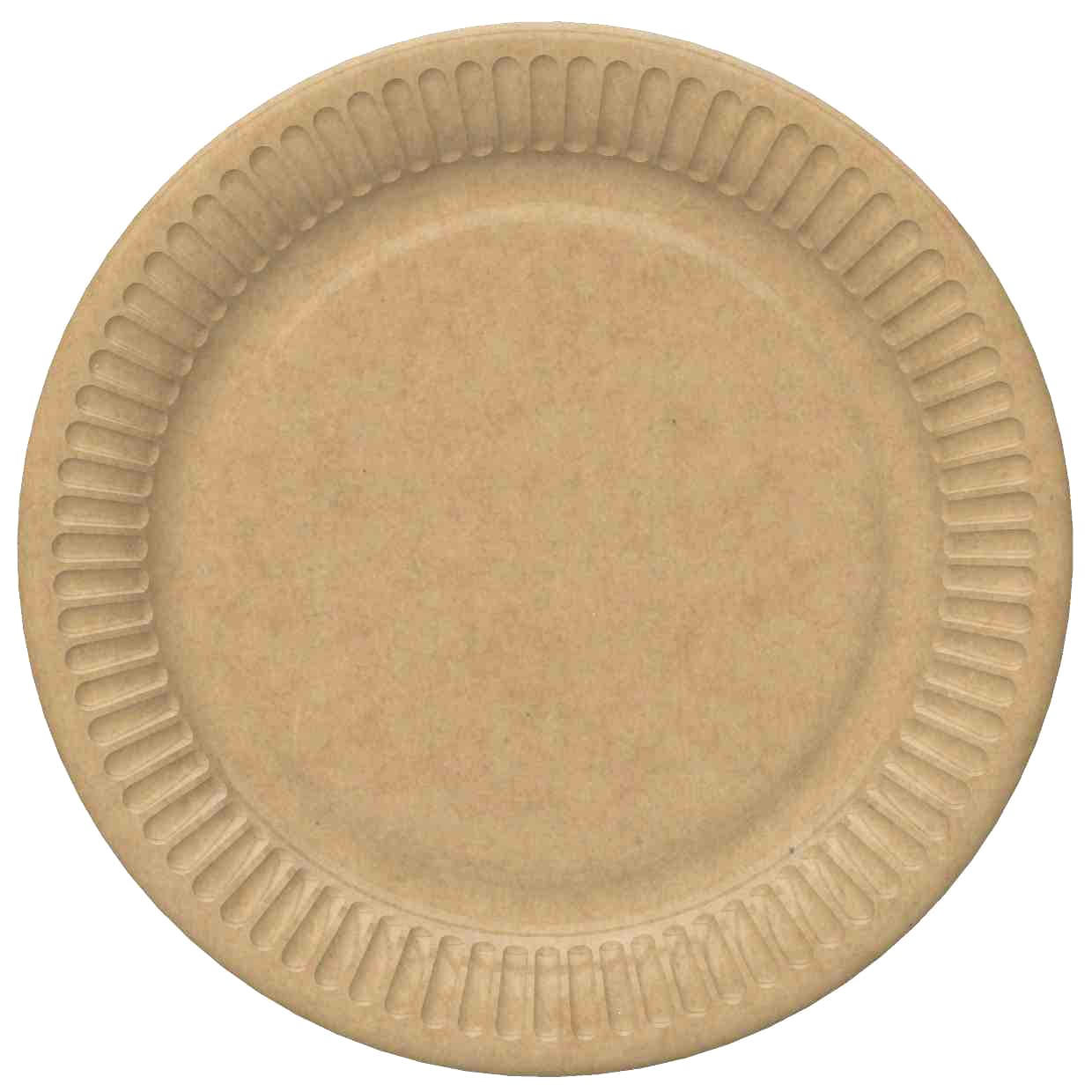 Talerze papierowe EKO, śr.18cm/8szt, brązowe