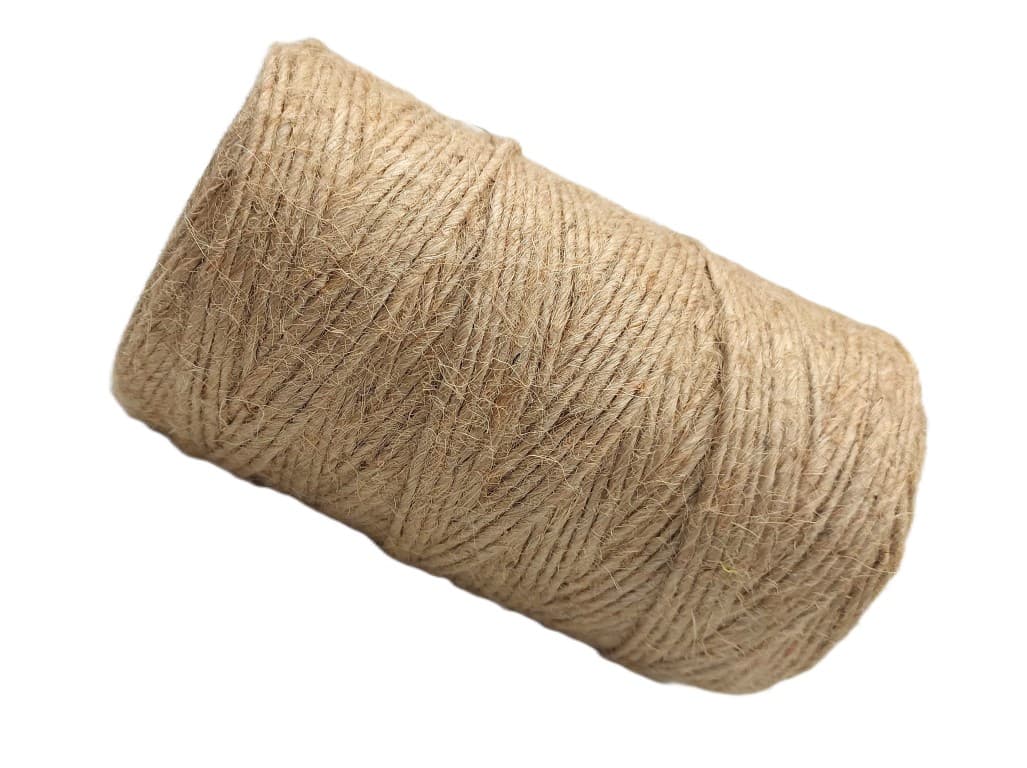Sznurek jutowy, śr 1mm/207mb/250 gram, naturalny
