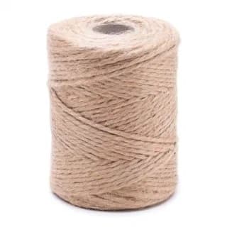 Sznurek jutowy, śr 2mm/120mb/250 gram, naturalny