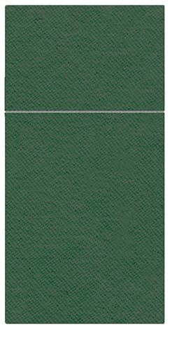 Kieszonki na sztućce 39x40, ciemnozielone, 50 szt.