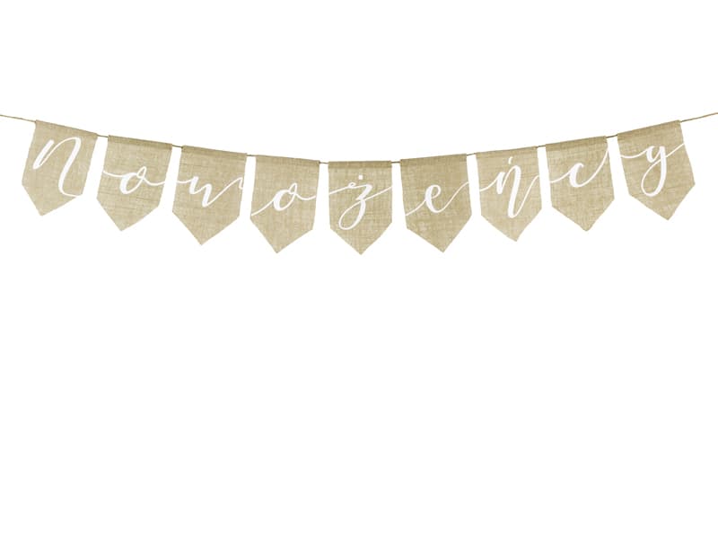 Baner Nowożeńcy, 23x15,5cm
