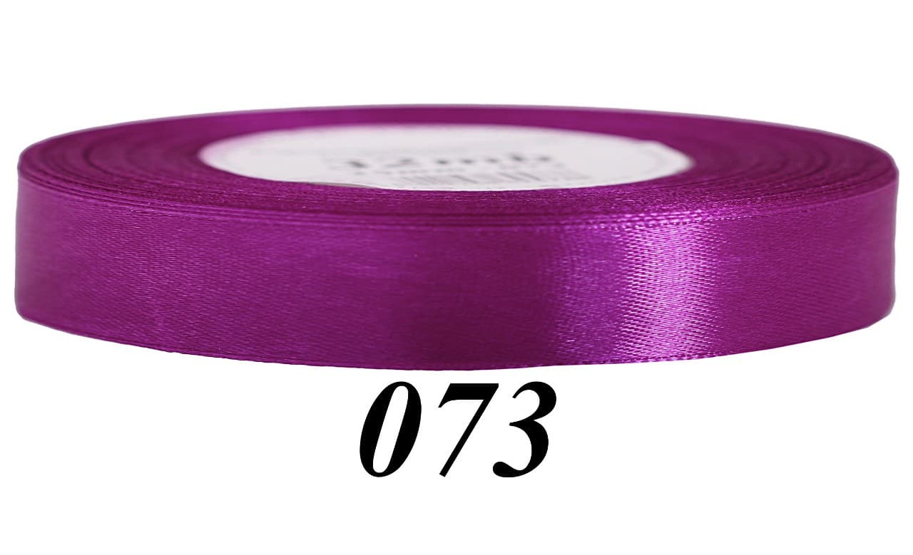 Wstążka satynowa 12mm/32mb, śliwkowa