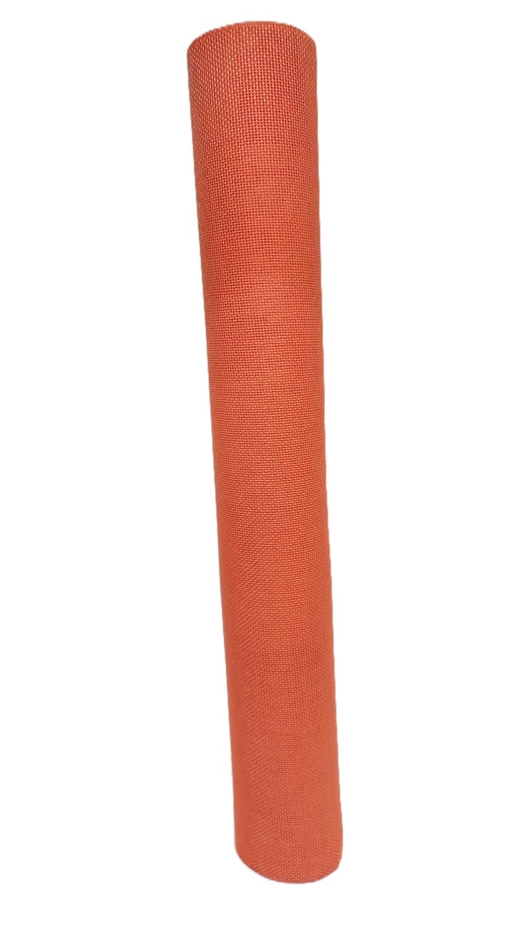 Juta  sztuczna, gęsta, 48cm/4,5mb, łososiowa