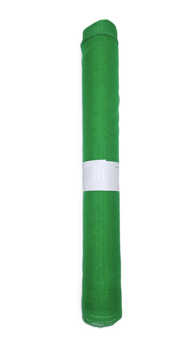 Organza obszywana 40cm zielona