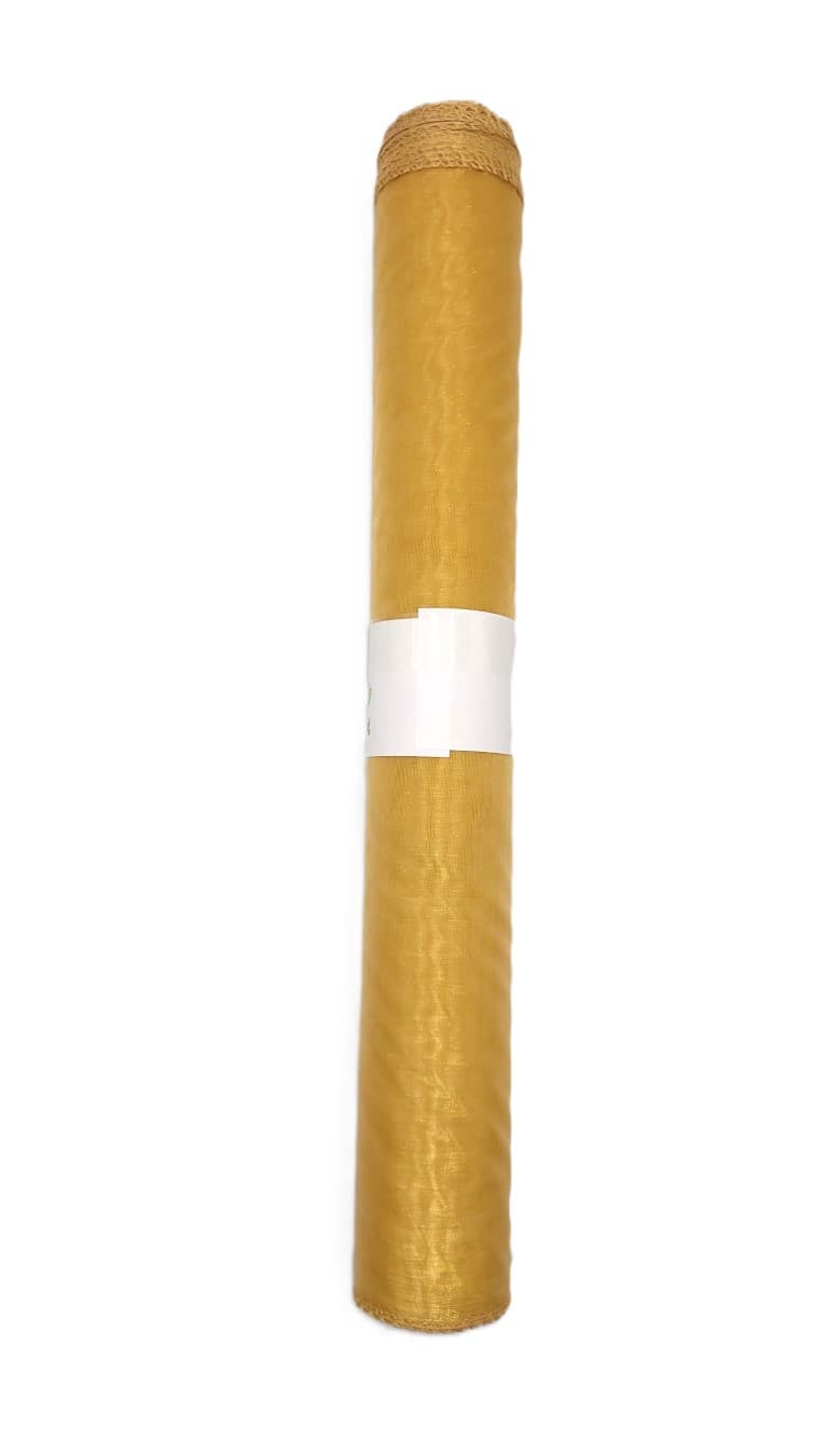 Organza obszywana 40cm złota