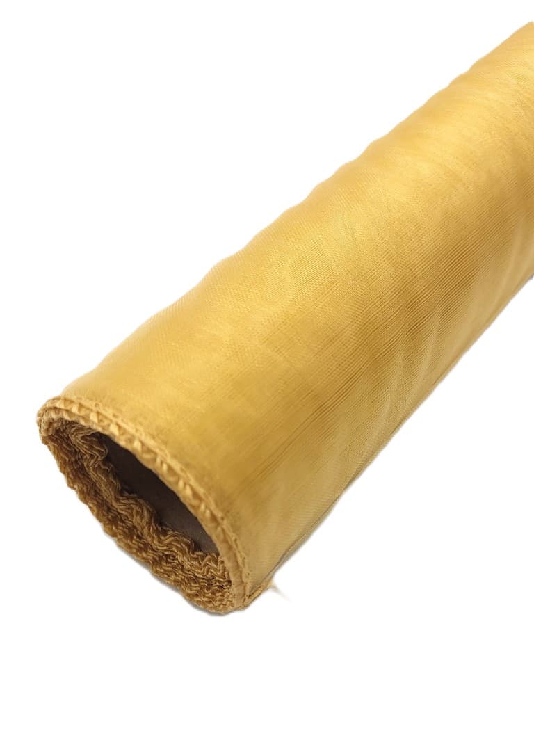 Organza obszywana 40cm złota