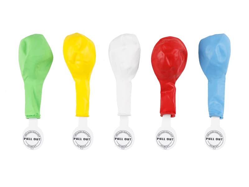 Balony świecące LED 30 cm, mix kolor 5 szt.