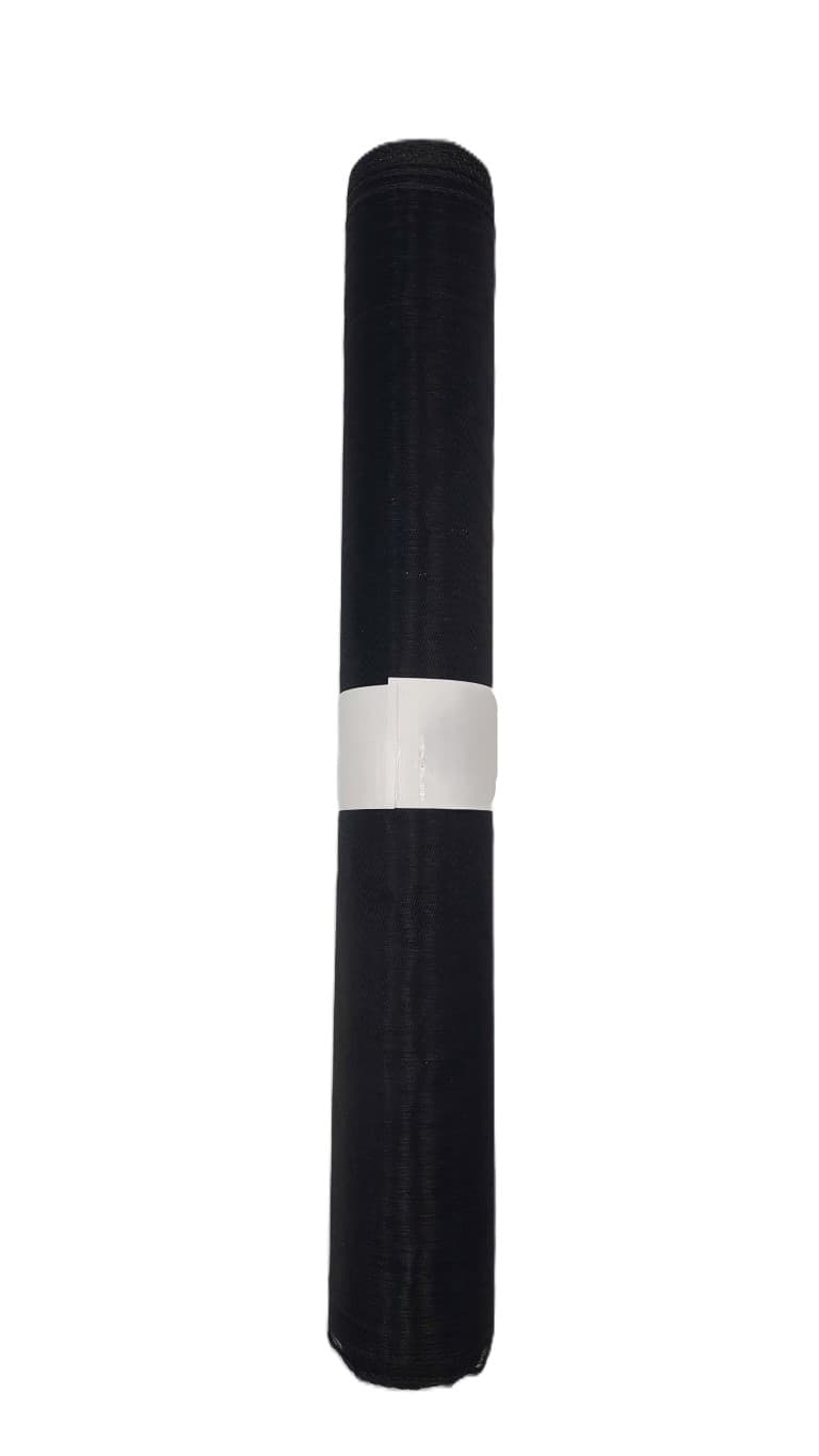 Organza obszywana 40cm czarna