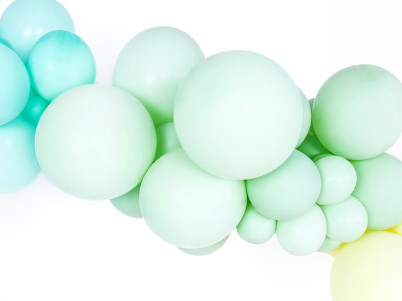 Balony Strong 30 cm, Pastelowe Pistacjowe 100 szt.