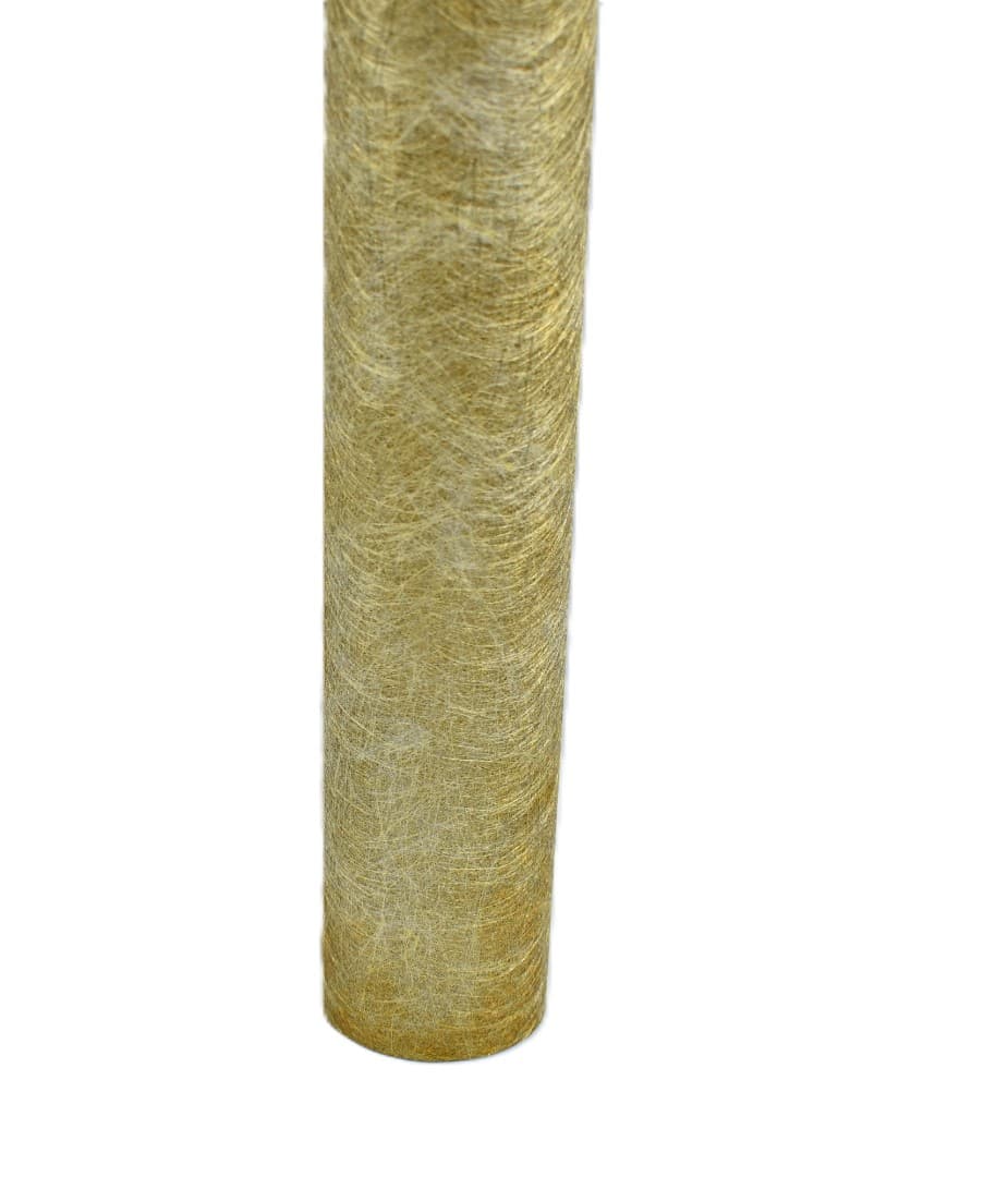 Flizelina metalizowana,  50cm/5mb, złota