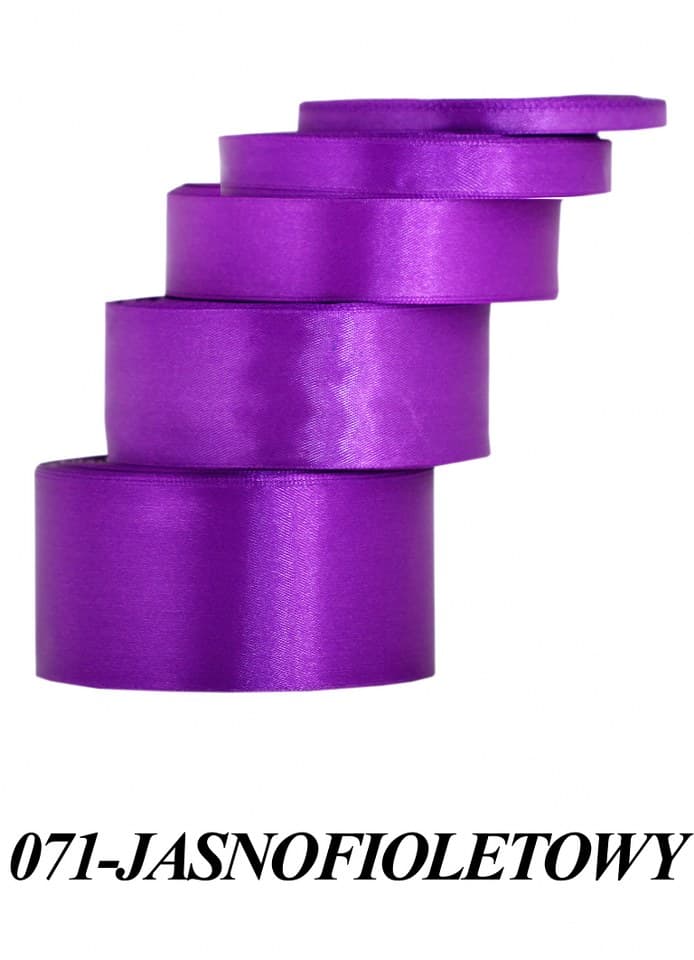 Wstążka satynowa 38mm/32mb, jasnofioletowa