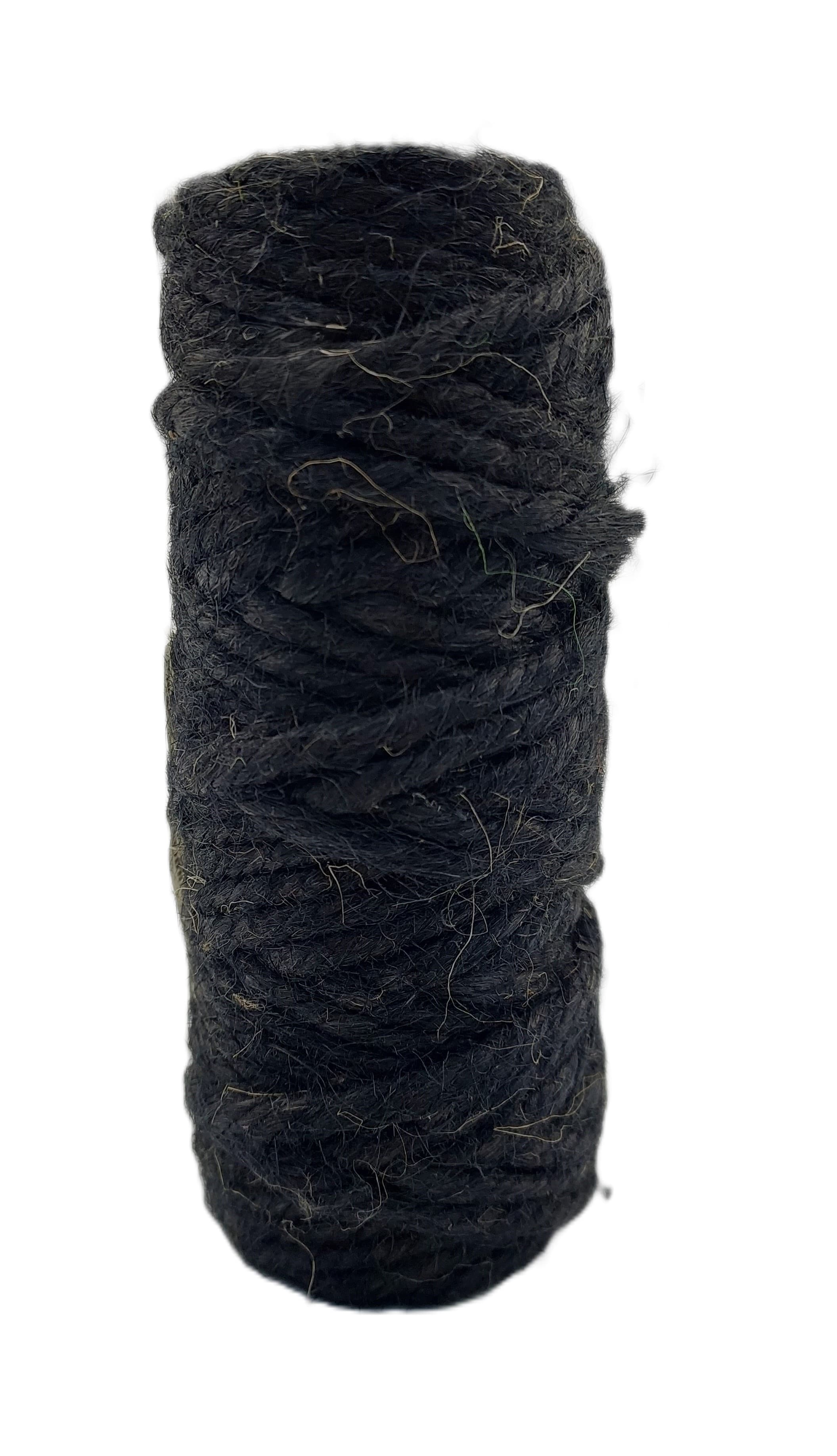 Sznurek jutowy, śr 5mm/21mb/100 gramów, czarny