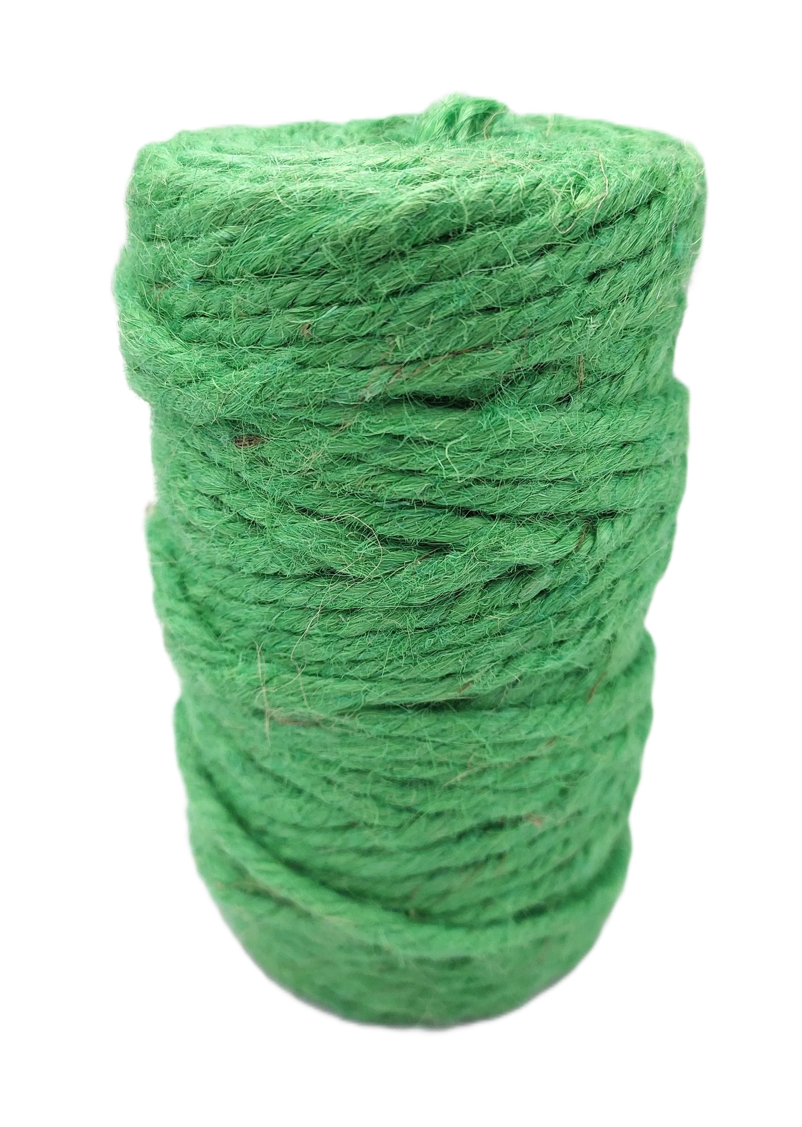 Sznurek jutowy, śr 5mm/52mb/250 gram, zielony