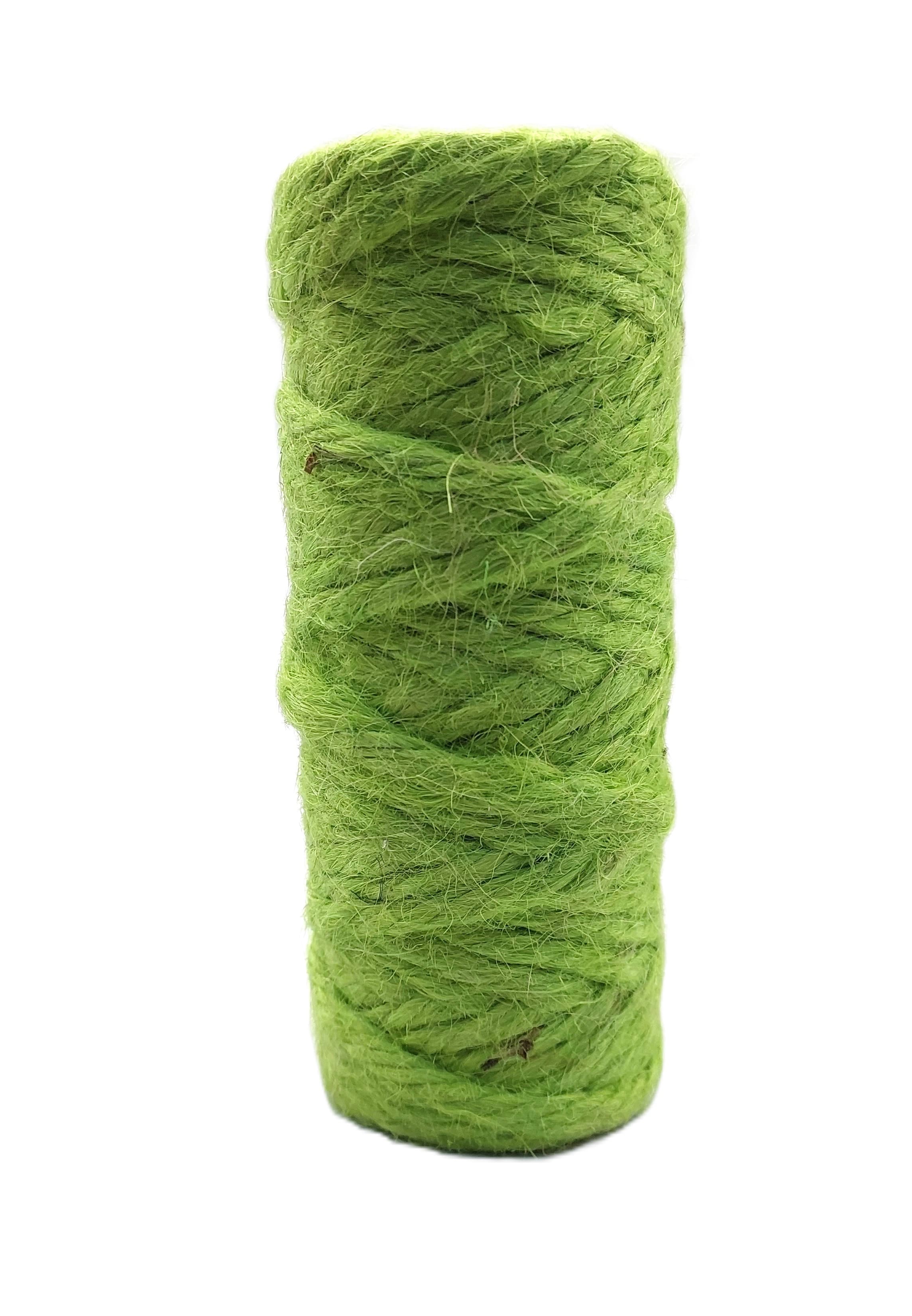 Sznurek jutowy śr. 5mm/21mb/100 gramów, seledynowy