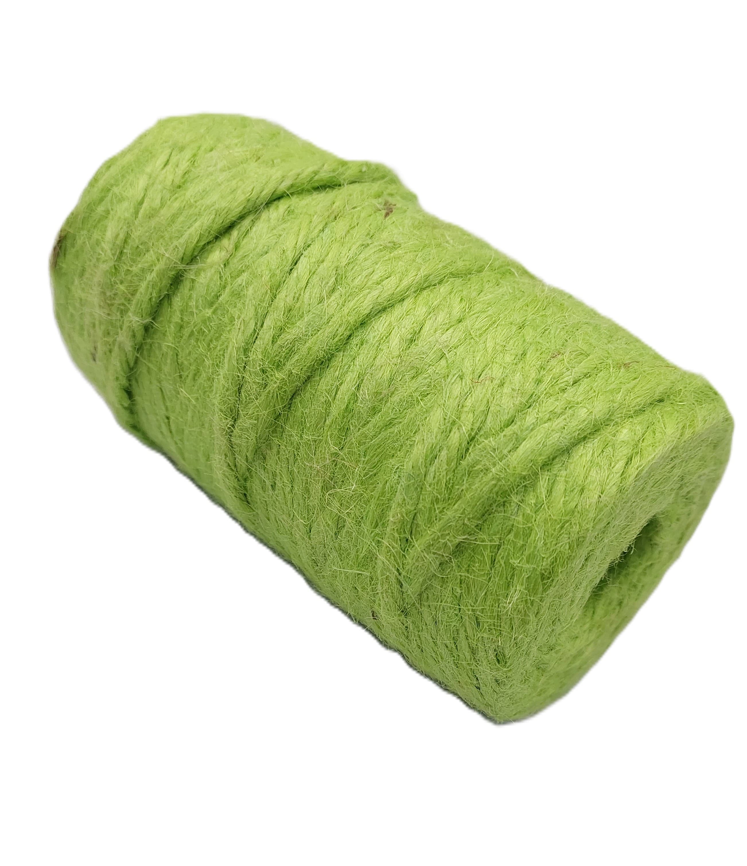 Sznurek jutowy, śr 5mm/52mb/250 gram, seledynowy
