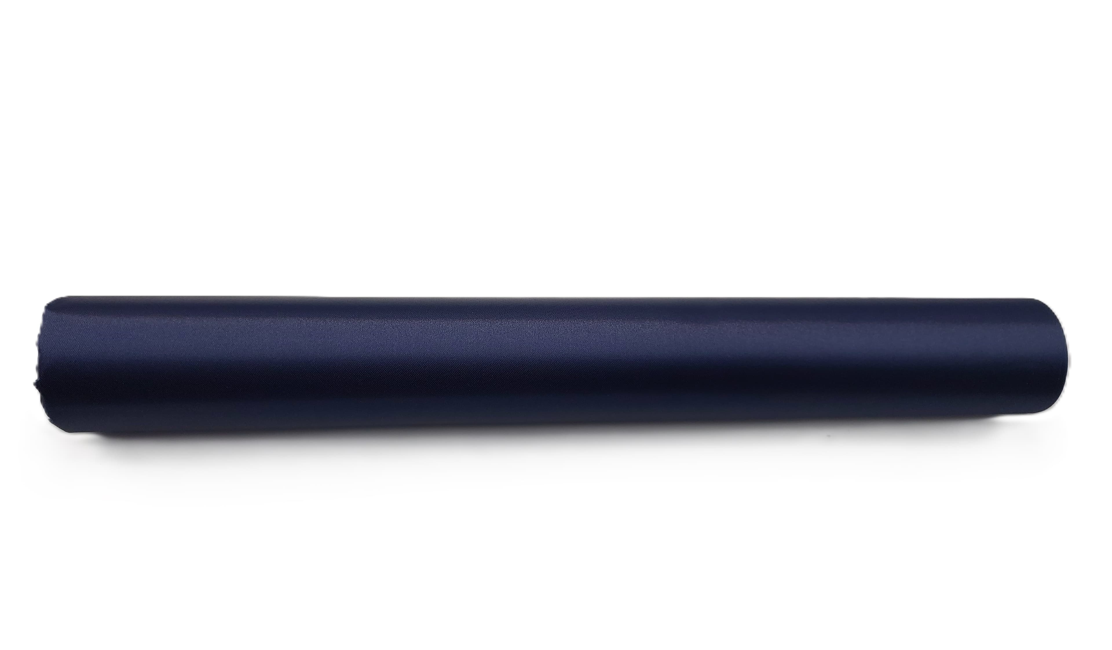 Satyna gładka w rolce, bieżnik, 36cm/9y, c.granat
