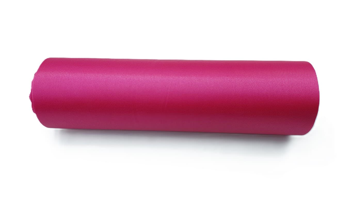Satyna gładka w rolce, wstążka 16cm/9y, amarant