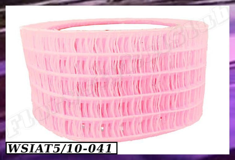 Wstążka siatkowa 5cm/10mb, jasnoróżowa
